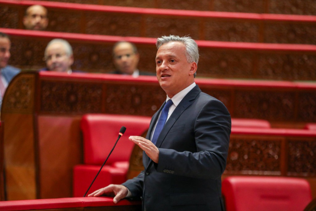 Photo 2 – M. Karim Zidane, Ministre délégué auprès du Chef du Gouvernement, chargé de l’Investissement, de la Convergence et de l’Evaluation des Politiques Publiques